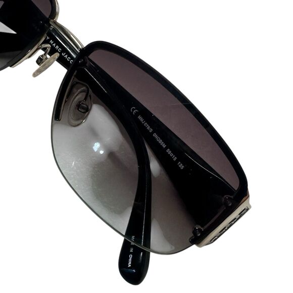 Marc By Marc Jacob Sunglasses MMJ 079/S Half Rim 0NQB5M 5915135 Unisex Rectangle - Picture 4 of 14